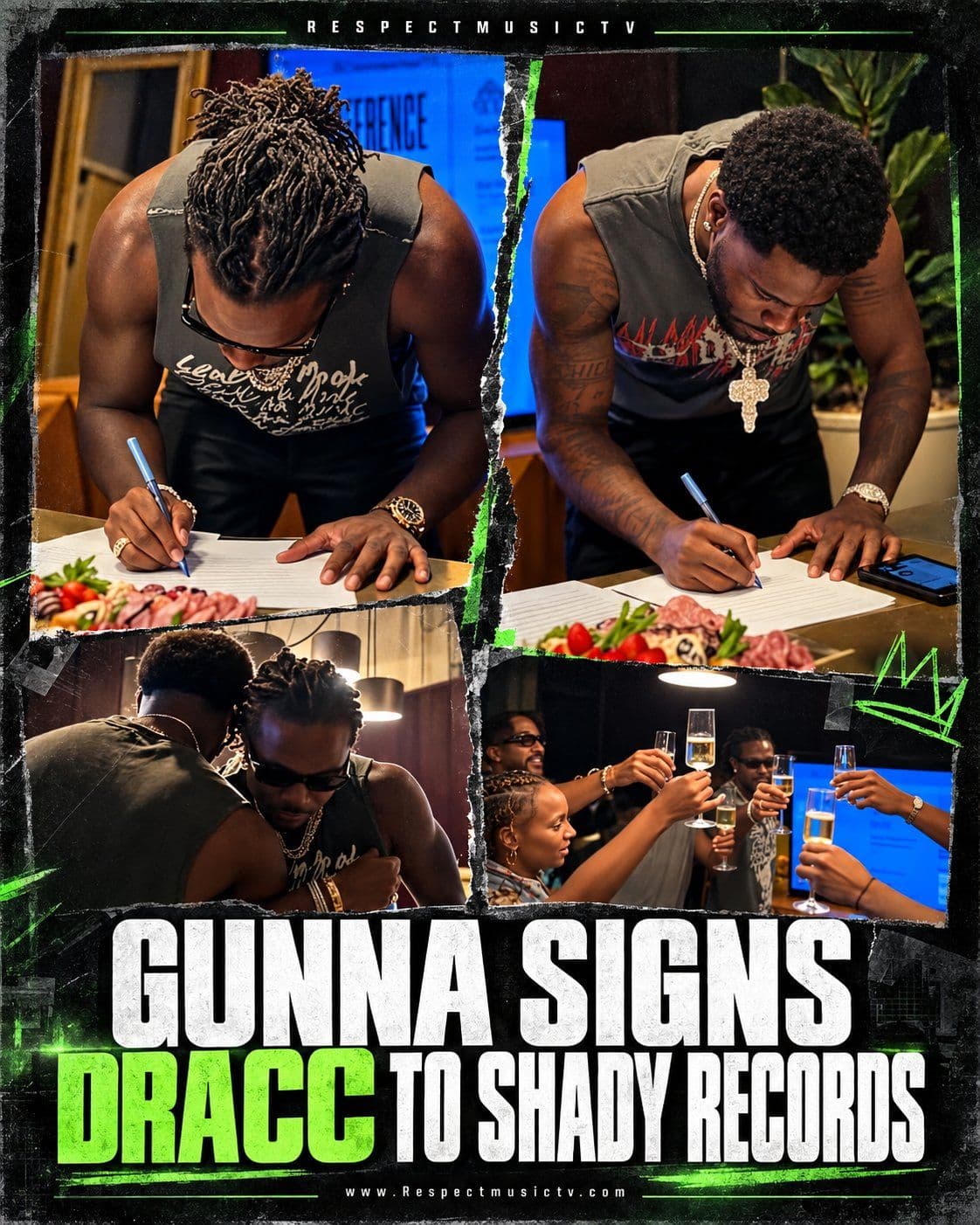Gunna signs his homie dracc to shady baby music